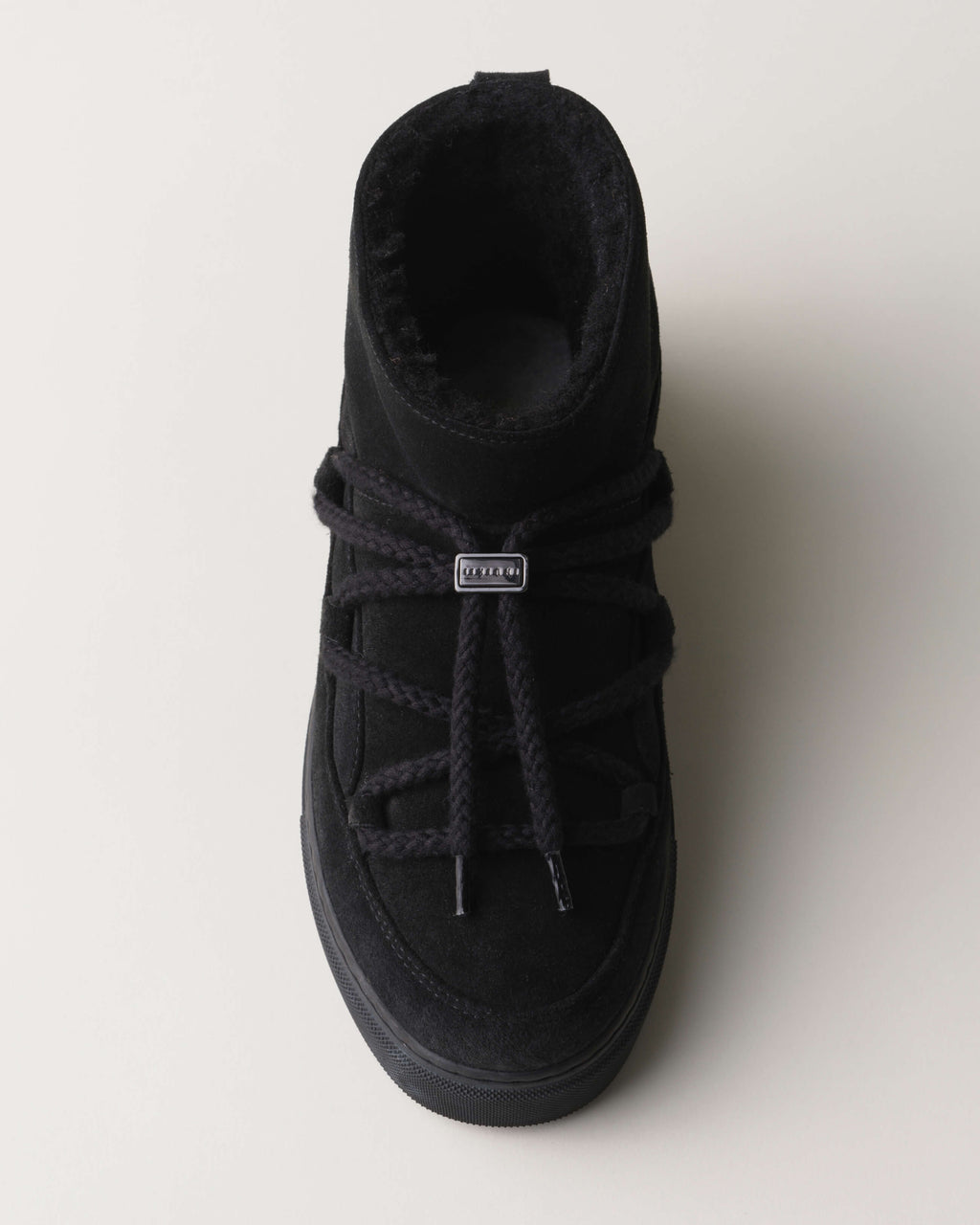 Sneakers basse Inuikii Classic Low in pelle con interno in lana, colore Nero, immagine 3 di 8
