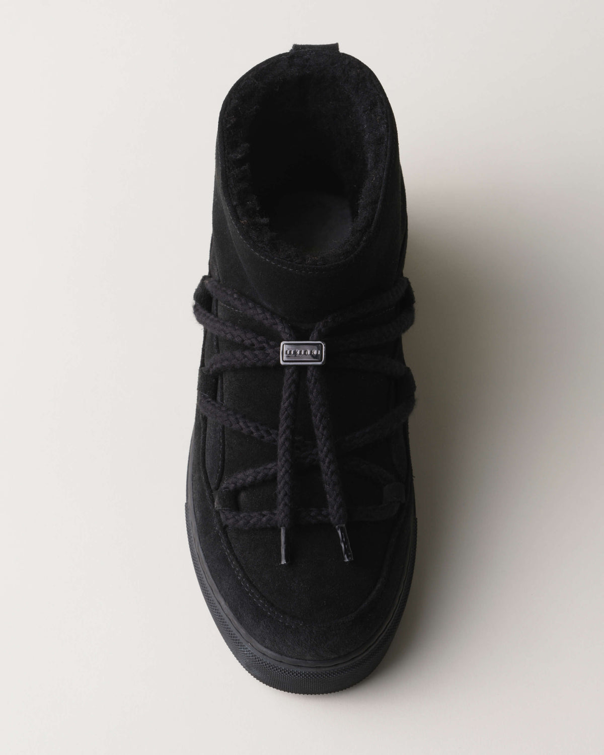 Sneakers basse Inuikii Classic Low in pelle con interno in lana, colore Nero, immagine 3 di 8