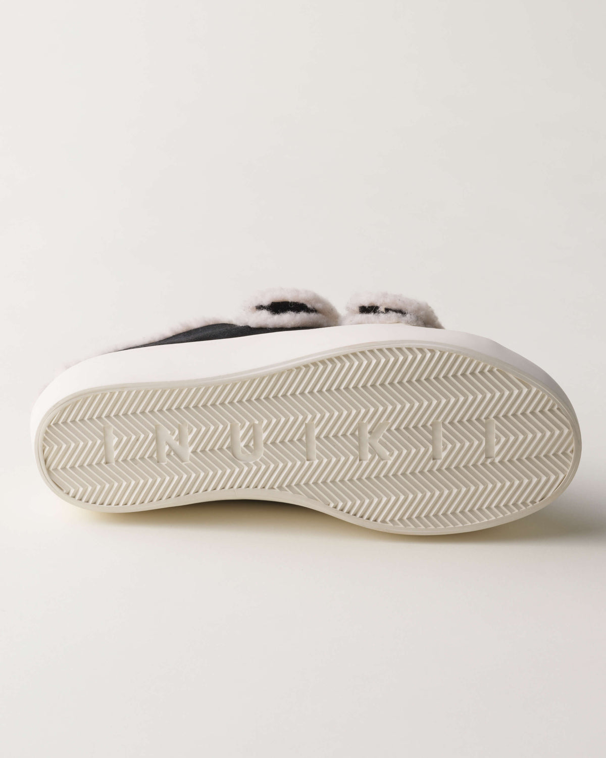 Sneakers con strappo Inuikii Shearling Low Velcro, colore Nero, immagine 3 di 8