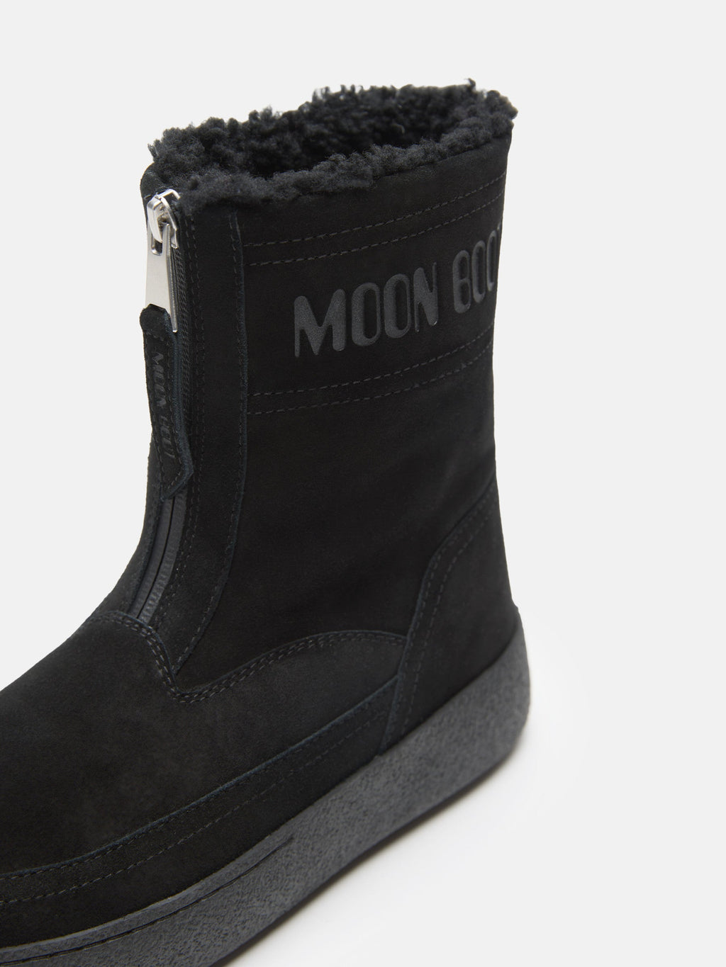 Stivale in scamosciato con zip Moon Boot Ltrack Lara, colore Nero, immagine 3 di 4