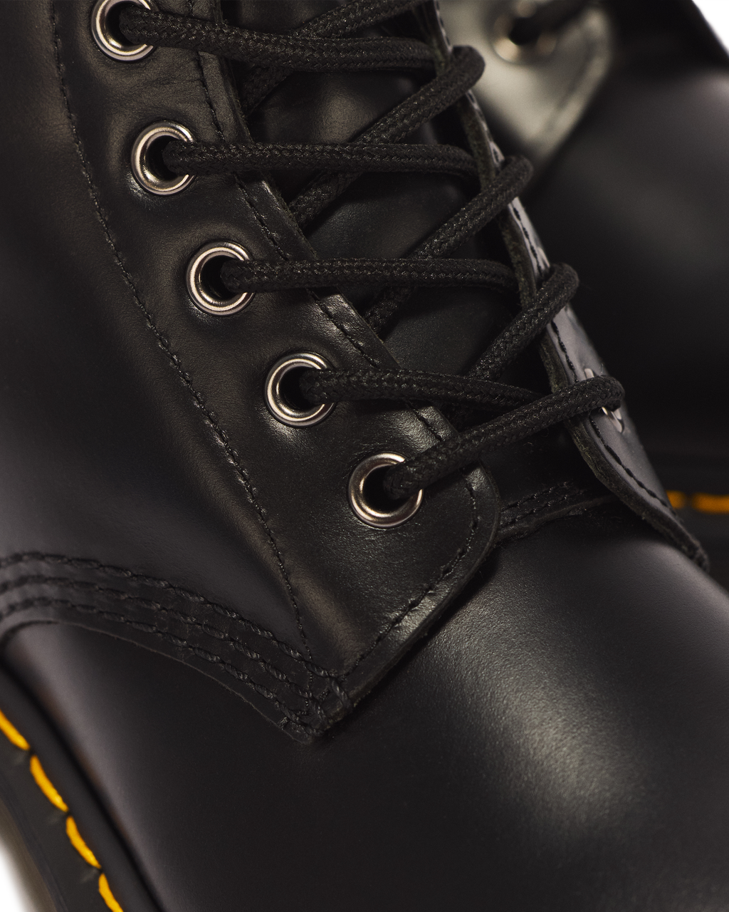 Anfibio Dr. Martens 1460 Serena in pelle con fodera sintetica, colore Nero, immagine 3 di 8