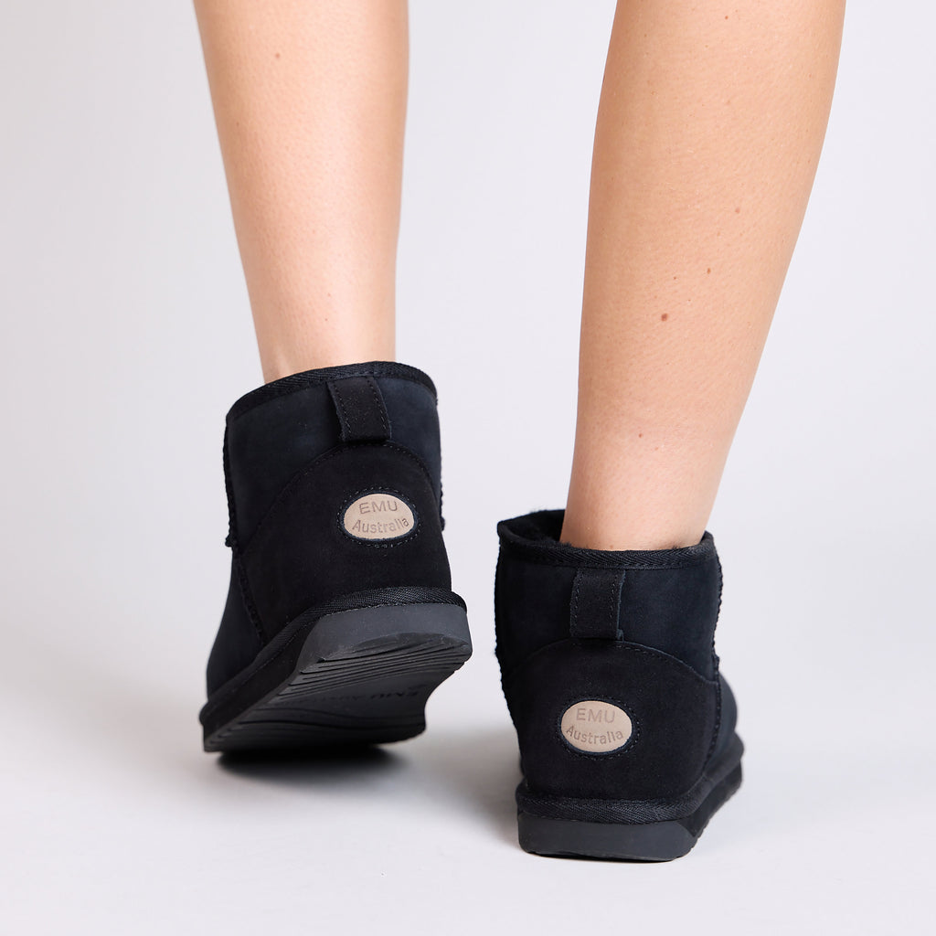 Stivaletto EMU Australia Stinger Micro in montone australiano, colore Nero, immagine 3 di 8