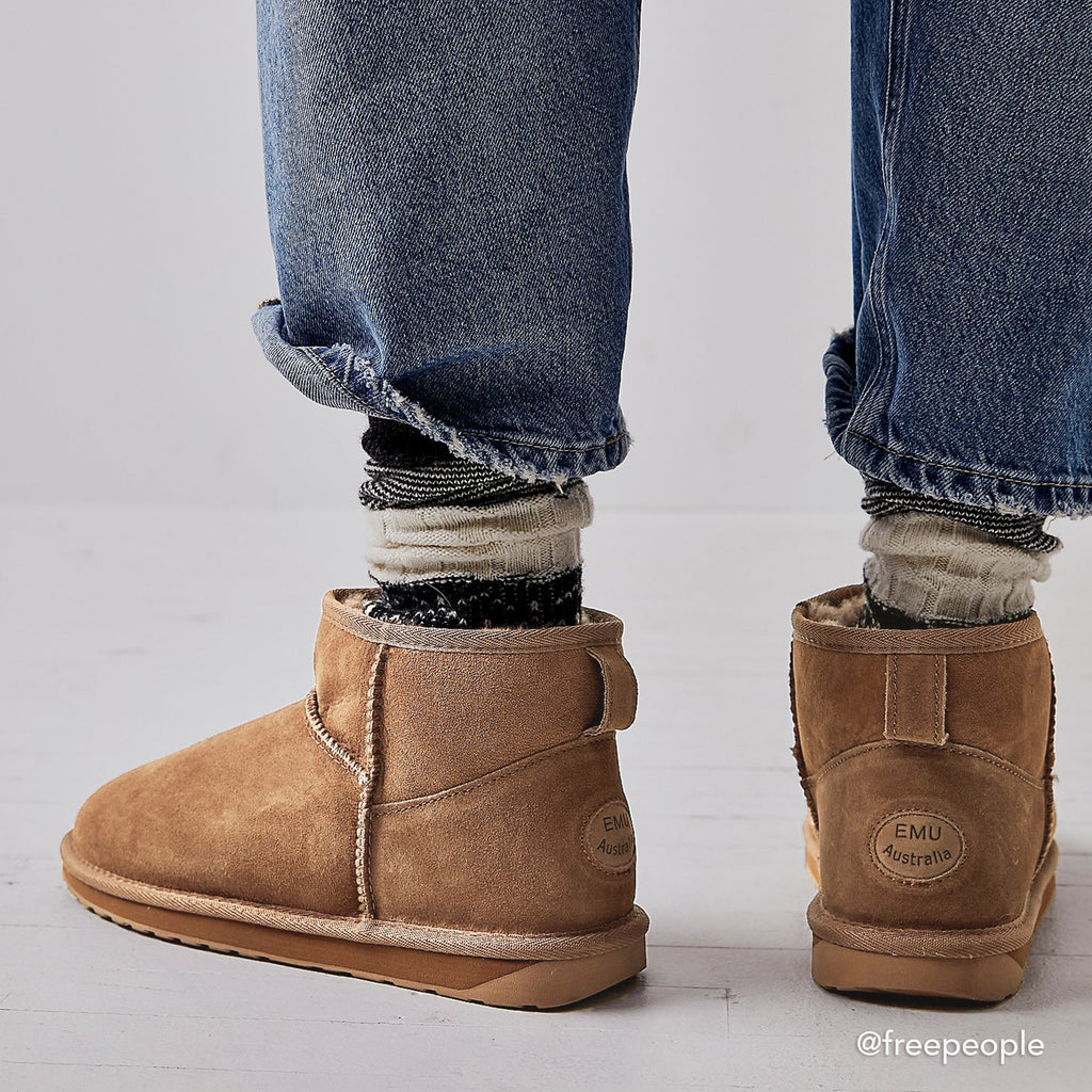 Stivaletto EMU Australia Stinger Micro in montone australiano, colore Camel, immagine 2 di 8