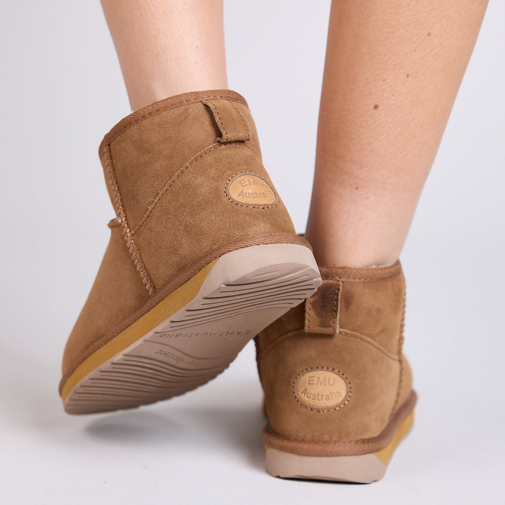 Stivaletto EMU Australia Stinger Micro in montone australiano, colore Castagna, immagine 4 di 8
