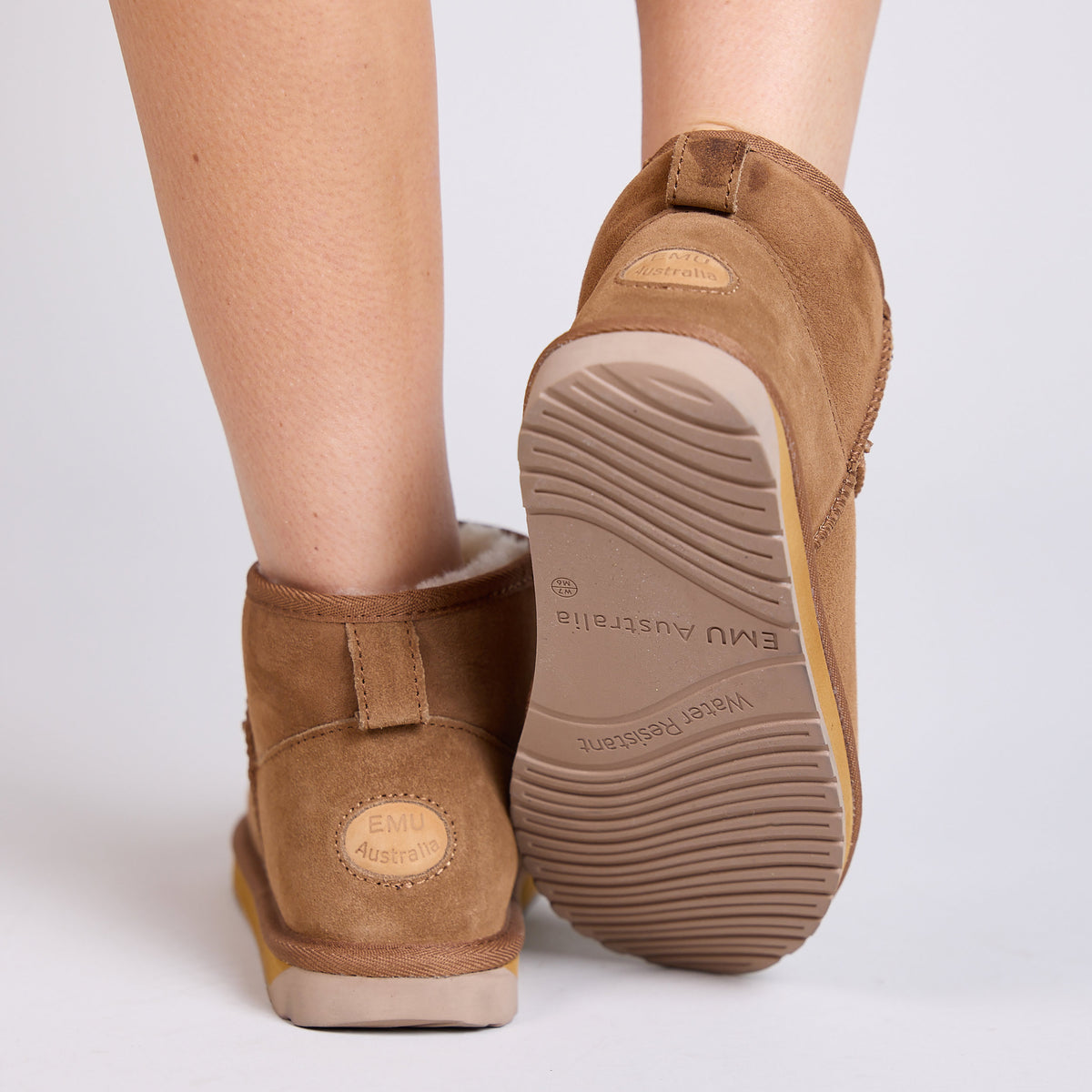 Stivaletto EMU Australia Stinger Micro in montone australiano, colore Castagna, immagine 5 di 8