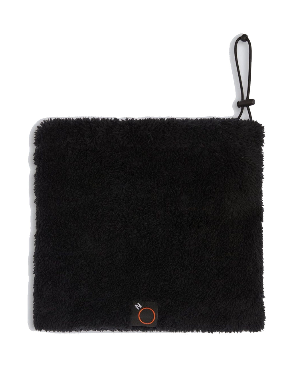 Aspesi scaldacollo in peluche, colore nero, vista principale