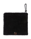 Aspesi scaldacollo in peluche, colore nero, vista principale