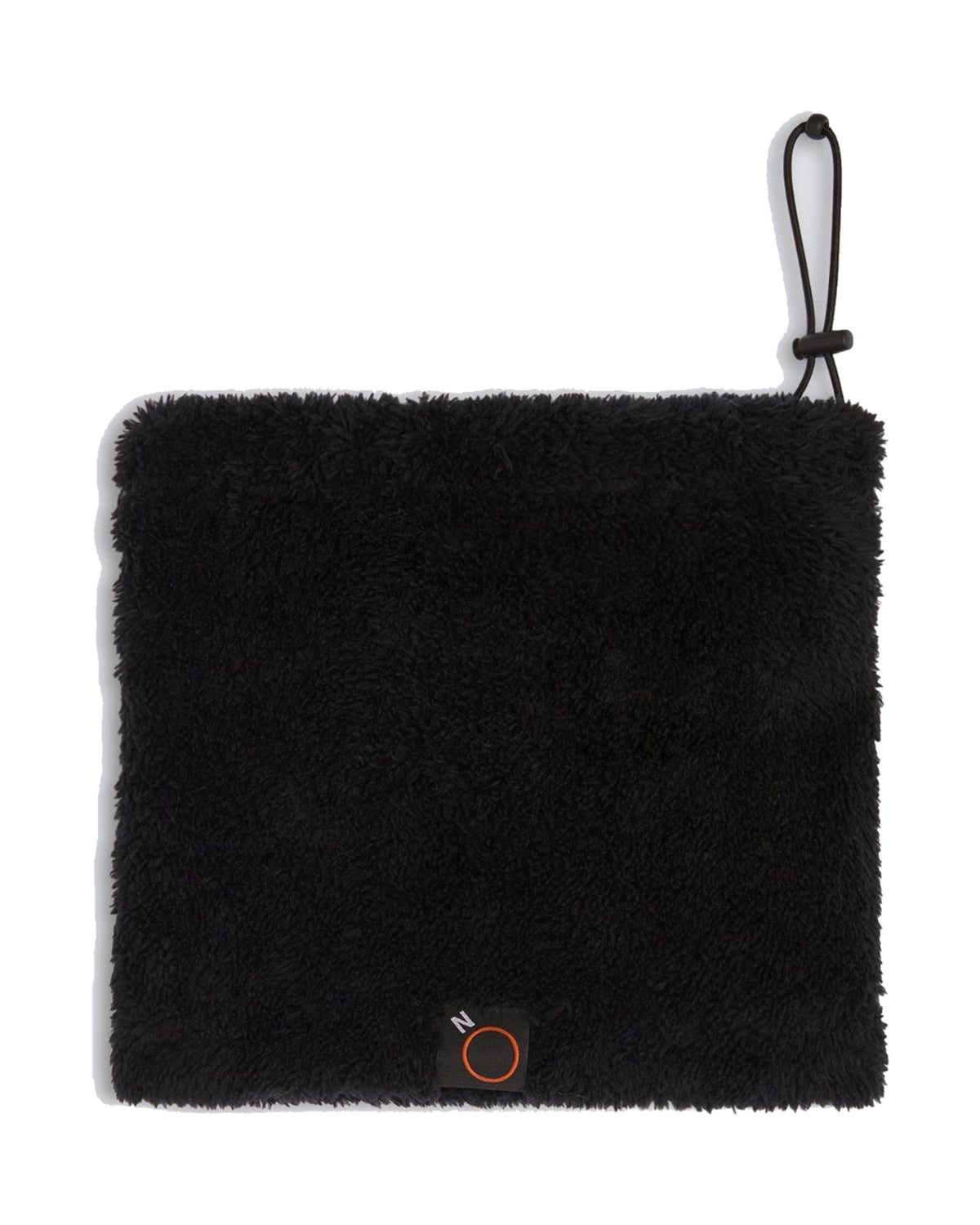 Aspesi scaldacollo in peluche, colore nero, vista principale