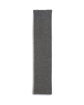 Aspesi sciarpa in lana, yak e cashmere, colore grigio, vista principale