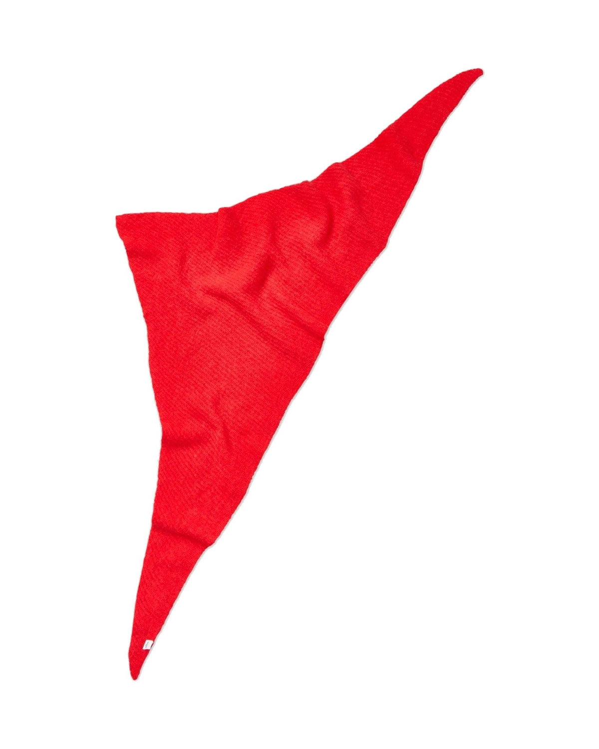 Becksöndergaard sciarpa triangolare in alpaca e lana, colore rosso salsa, immagine 2 di 4