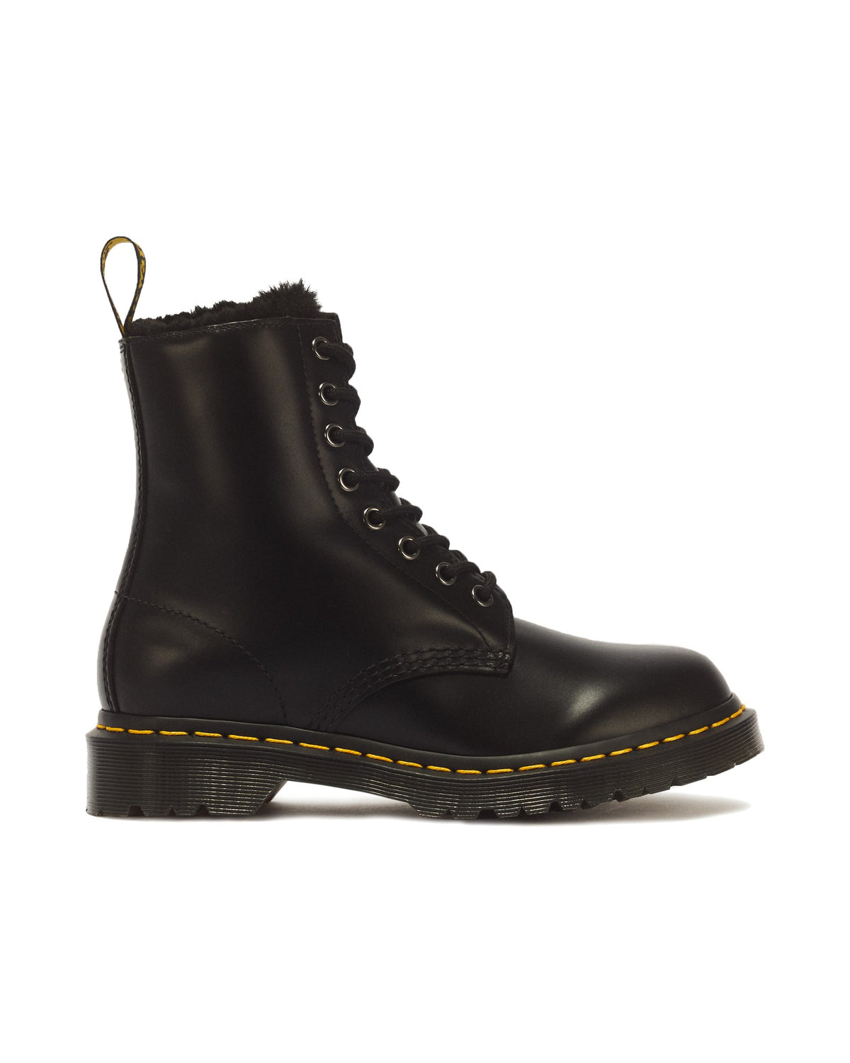 Anfibio Dr. Martens 1460 Serena in pelle con fodera sintetica, colore Nero, vista principale