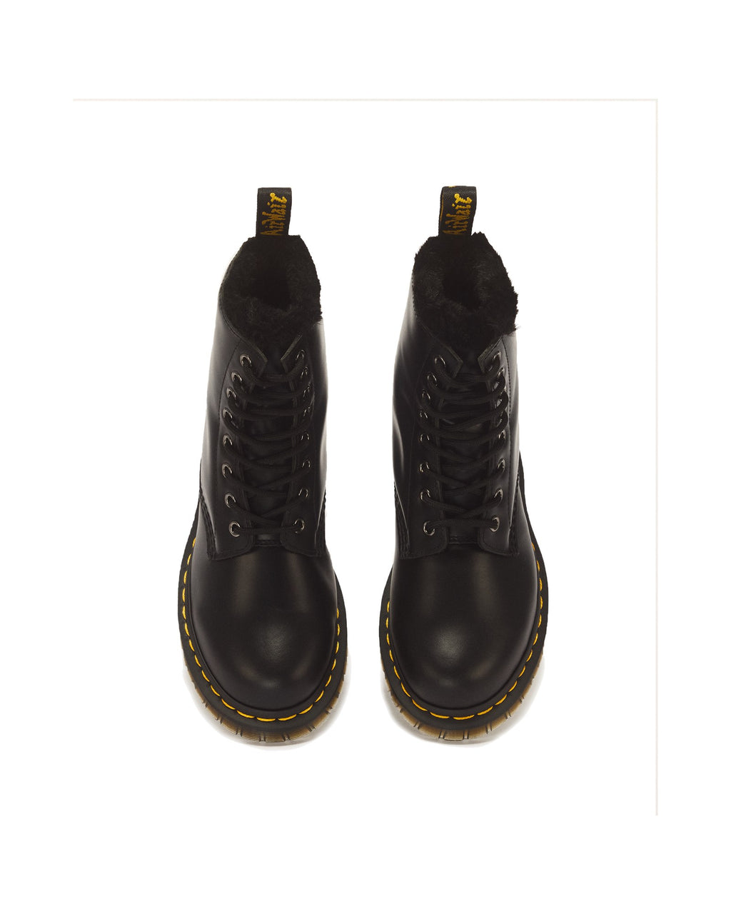 Anfibio Dr. Martens 1460 Serena in pelle con fodera sintetica, colore Nero, immagine 4 di 8