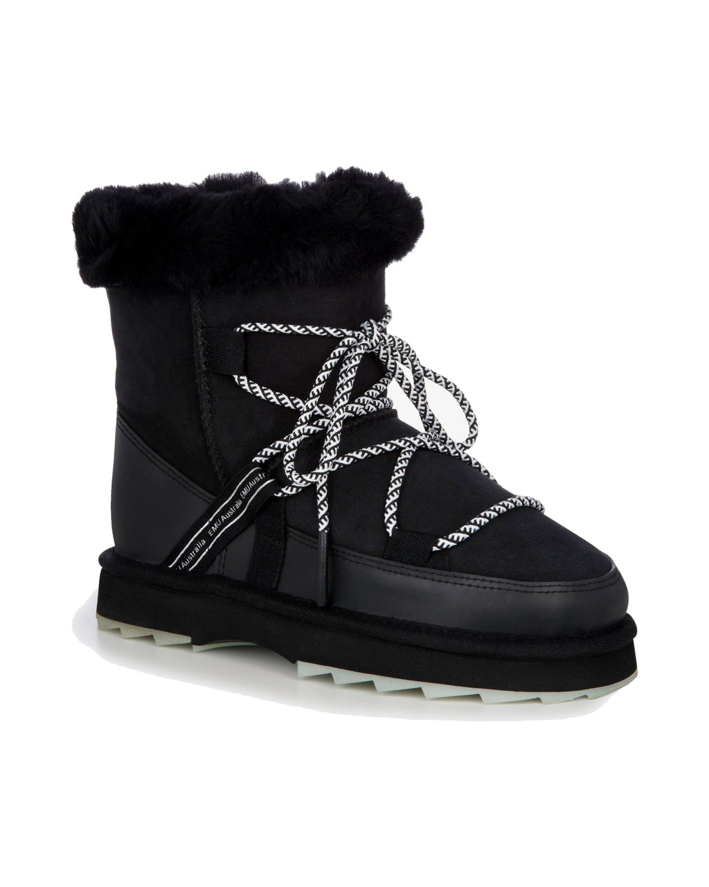Stivale EMU Australia Blurred in pelle di pecora double face, colore Nero, immagine 3 di 7