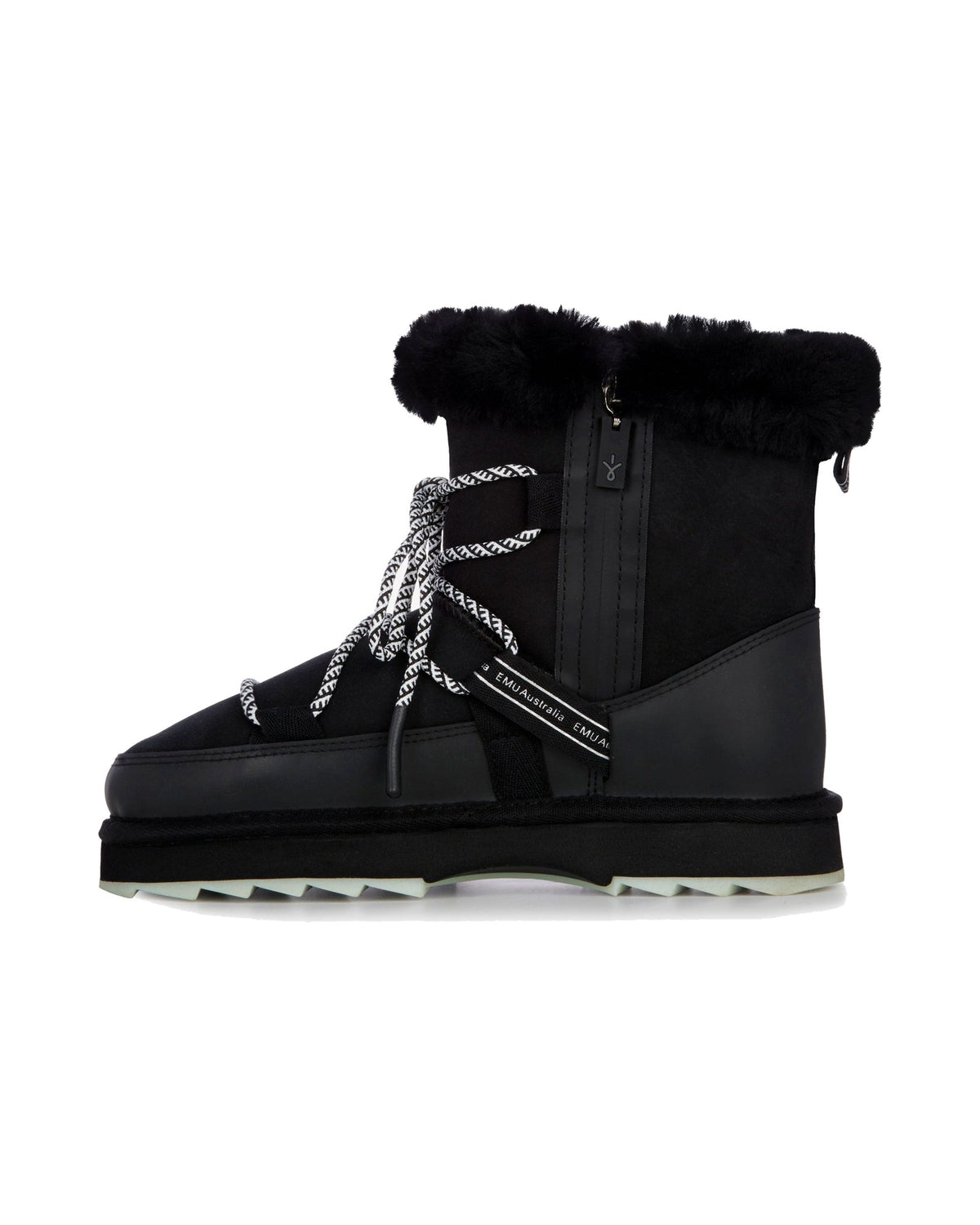 Stivale EMU Australia Blurred in pelle di pecora double face, colore Nero, immagine 5 di 7
