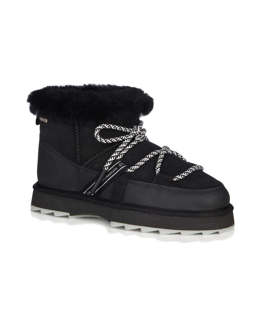 Stivale EMU Australia Blurred Micro in pelle di pecora, colore Nero, immagine 3 di 7