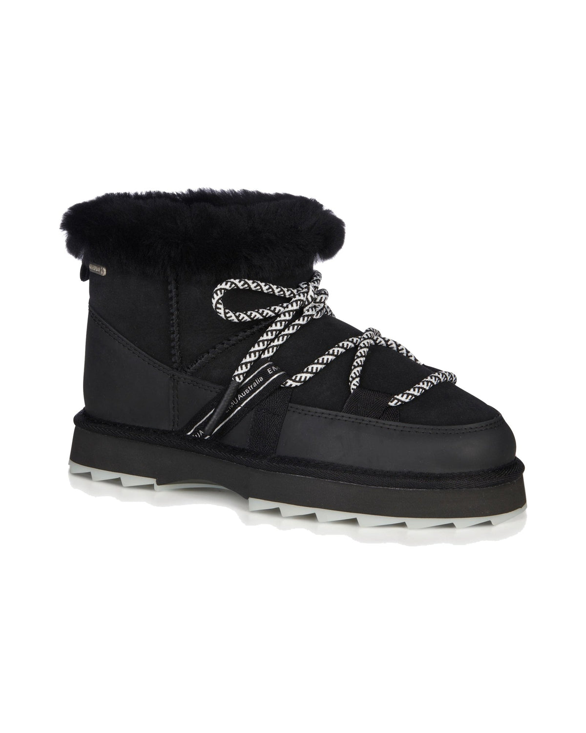 Stivale EMU Australia Blurred Micro in pelle di pecora, colore Nero, immagine 3 di 7