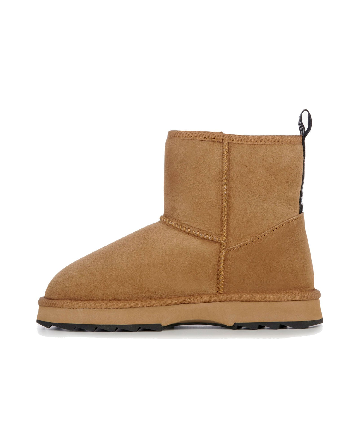 Stivaletto EMU Australia Sharky Mini in montone con suola Sharky, colore Castagna/Nero, immagine 5 di 7
