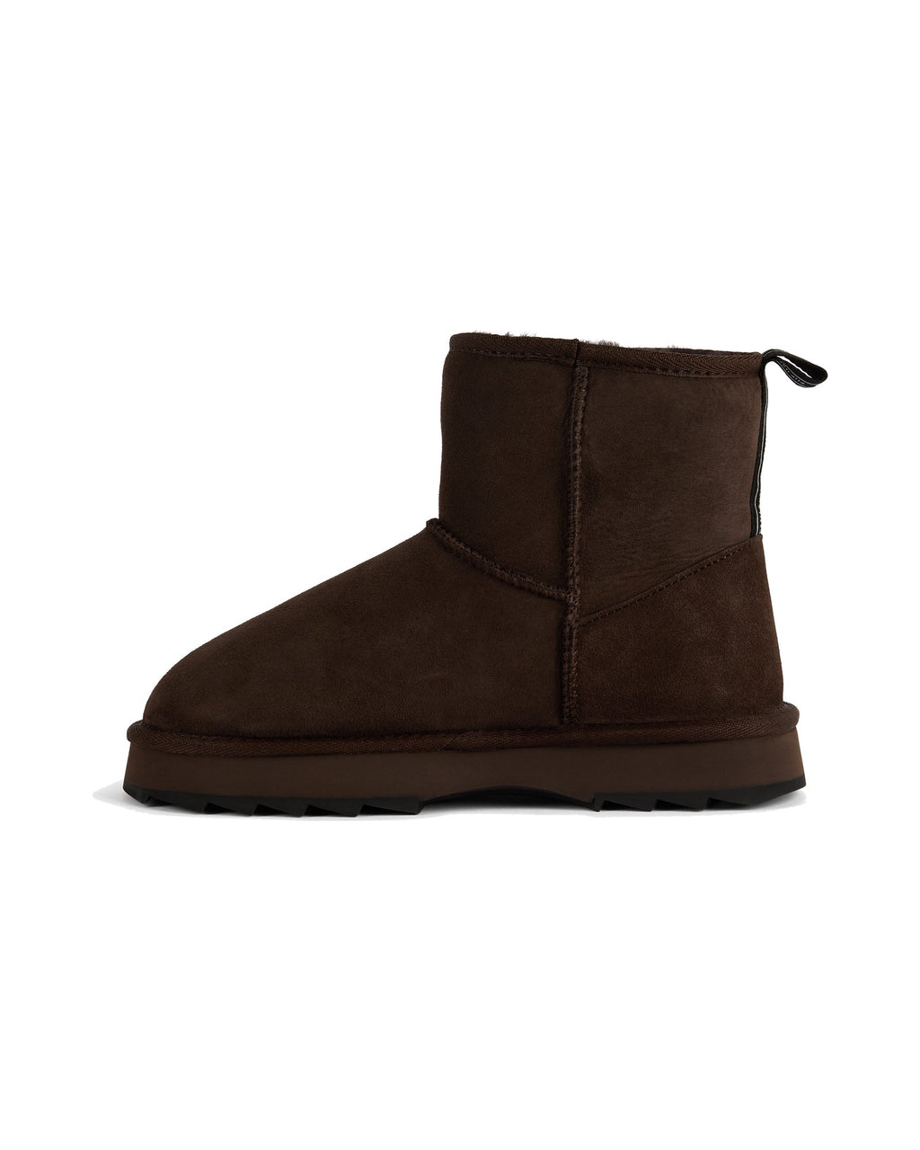 Stivaletto EMU Australia Sharky Mini in montone con suola Sharky, colore Cioccolato, immagine 4 di 6