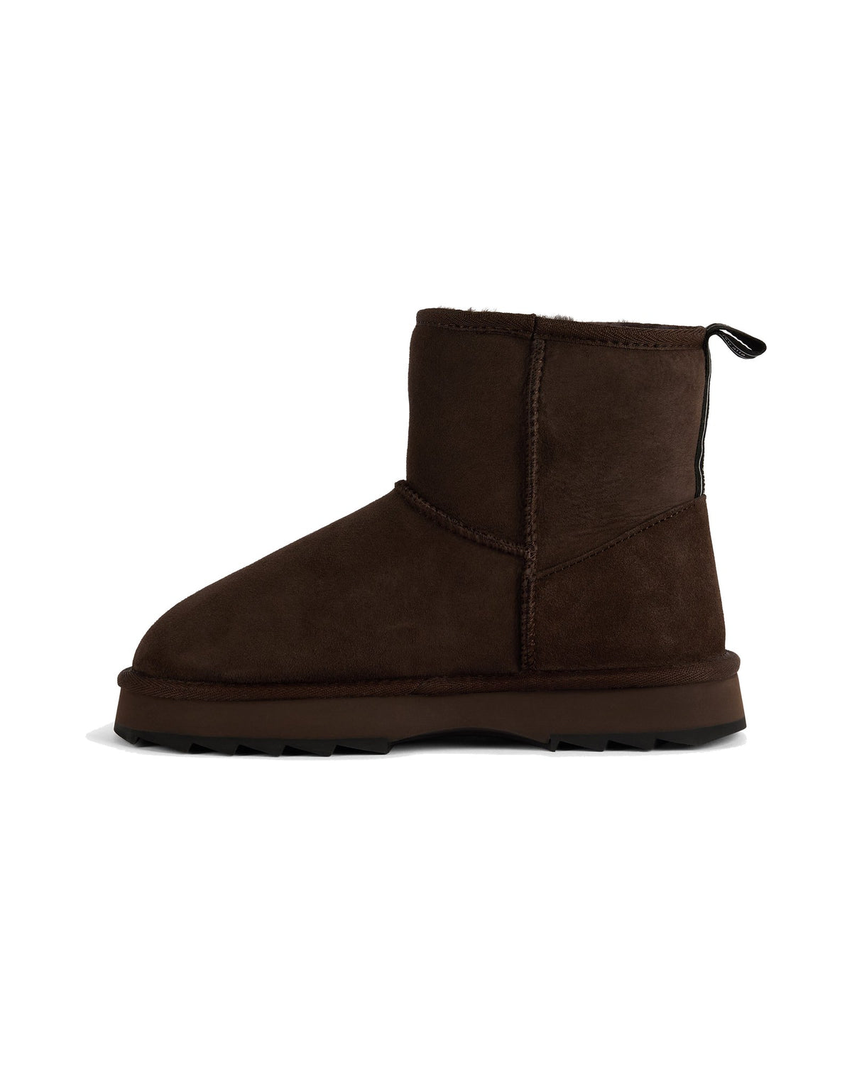 Stivaletto EMU Australia Sharky Mini in montone con suola Sharky, colore Cioccolato, immagine 4 di 6