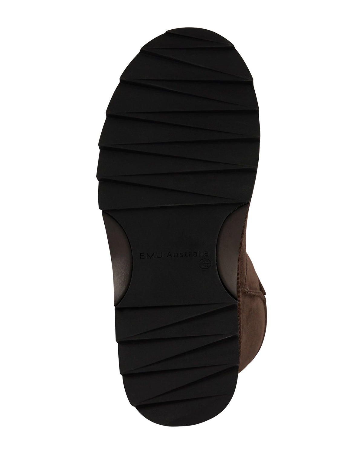 Stivaletto EMU Australia Sharky Mini in montone con suola Sharky, colore Cioccolato, immagine 5 di 6