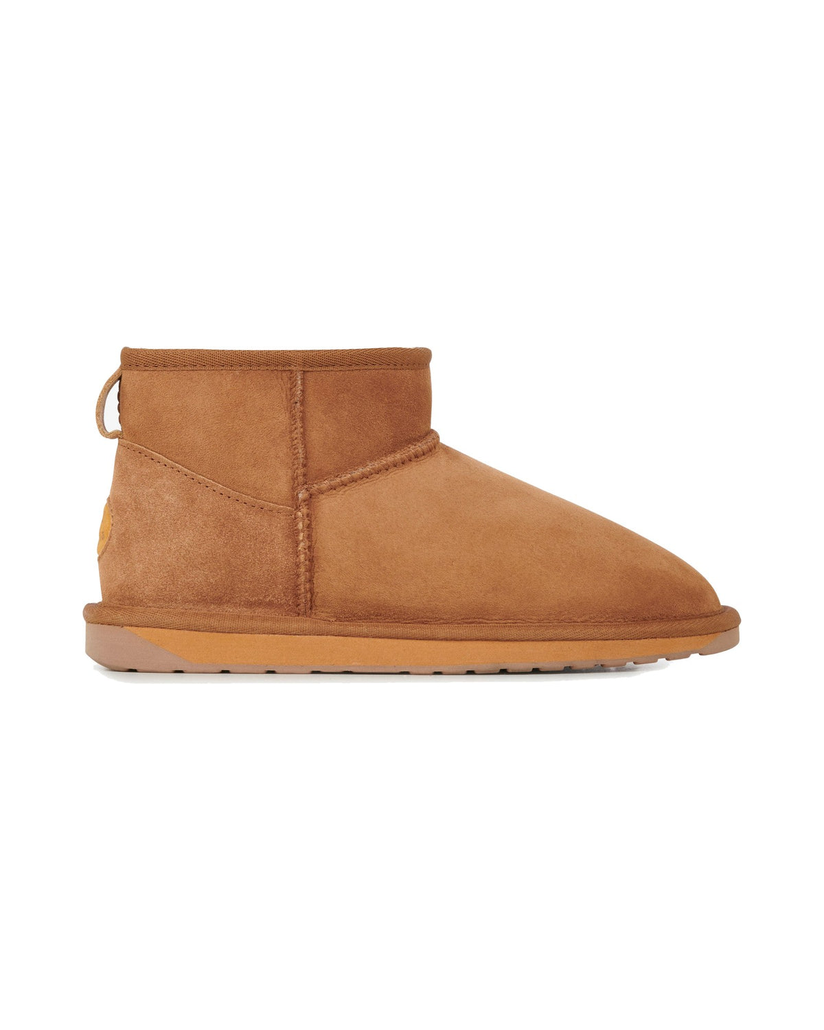 Stivaletto EMU Australia Stinger Micro in montone australiano, colore Castagna, vista principale