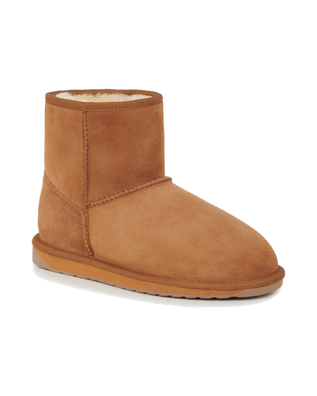 Stivaletto EMU Australia Stinger Mini con fodera in pelle di pecora, colore Castagna, immagine 4 di 8