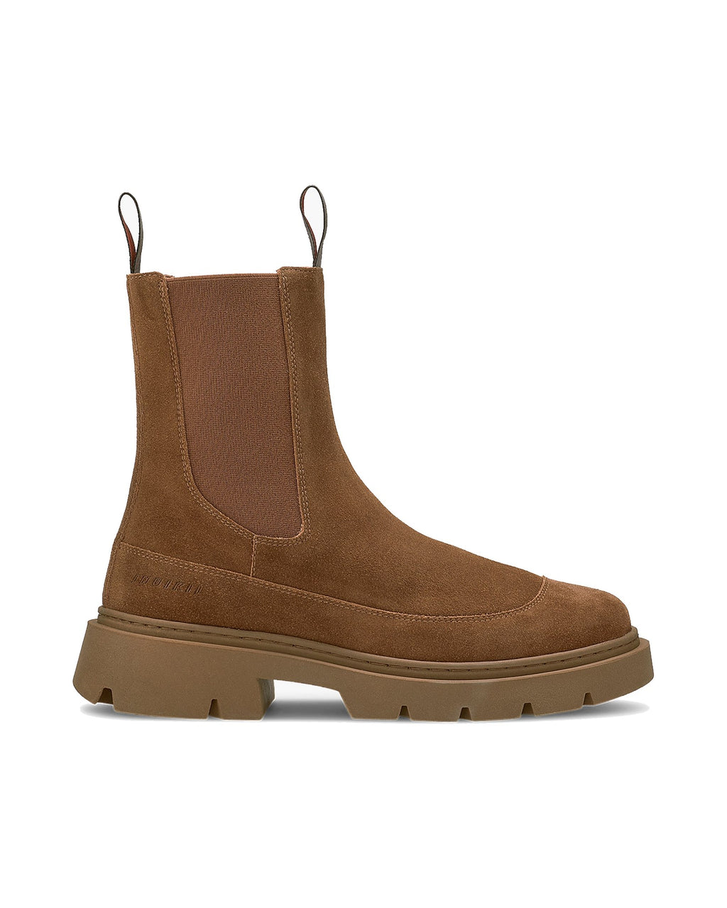 Stivaletto chelsea Inuikii Chelsea Wool in pelle con interno in lana, colore Marrone, vista principale
