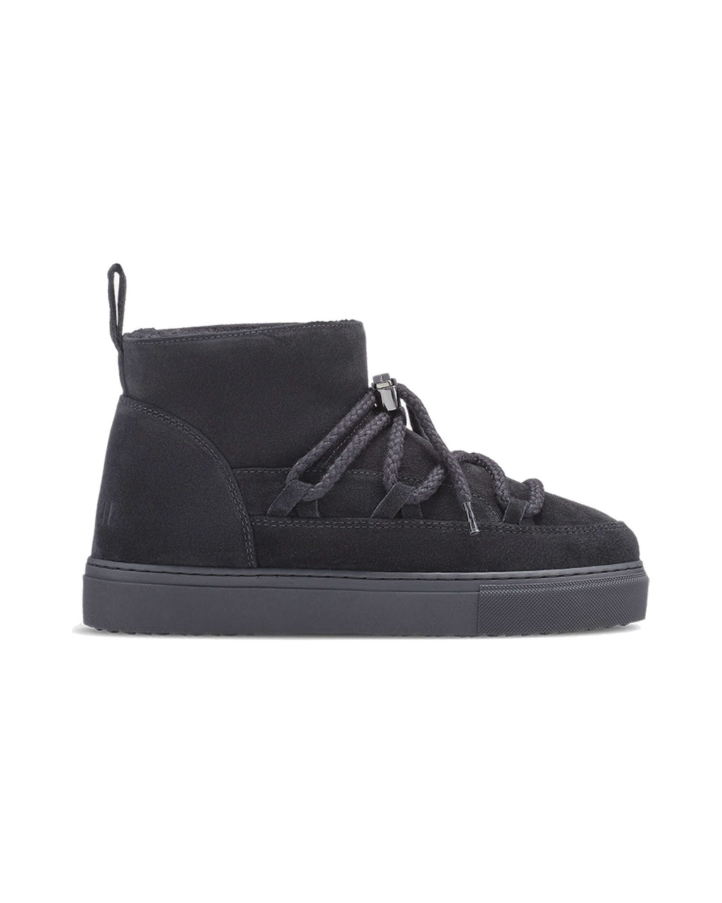 Sneakers basse Inuikii Classic Low in pelle con interno in lana, colore Nero, vista principale