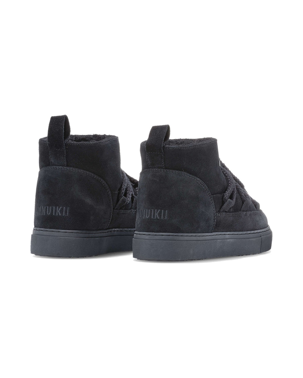 Sneakers basse Inuikii Classic Low in pelle con interno in lana, colore Nero, immagine 5 di 8