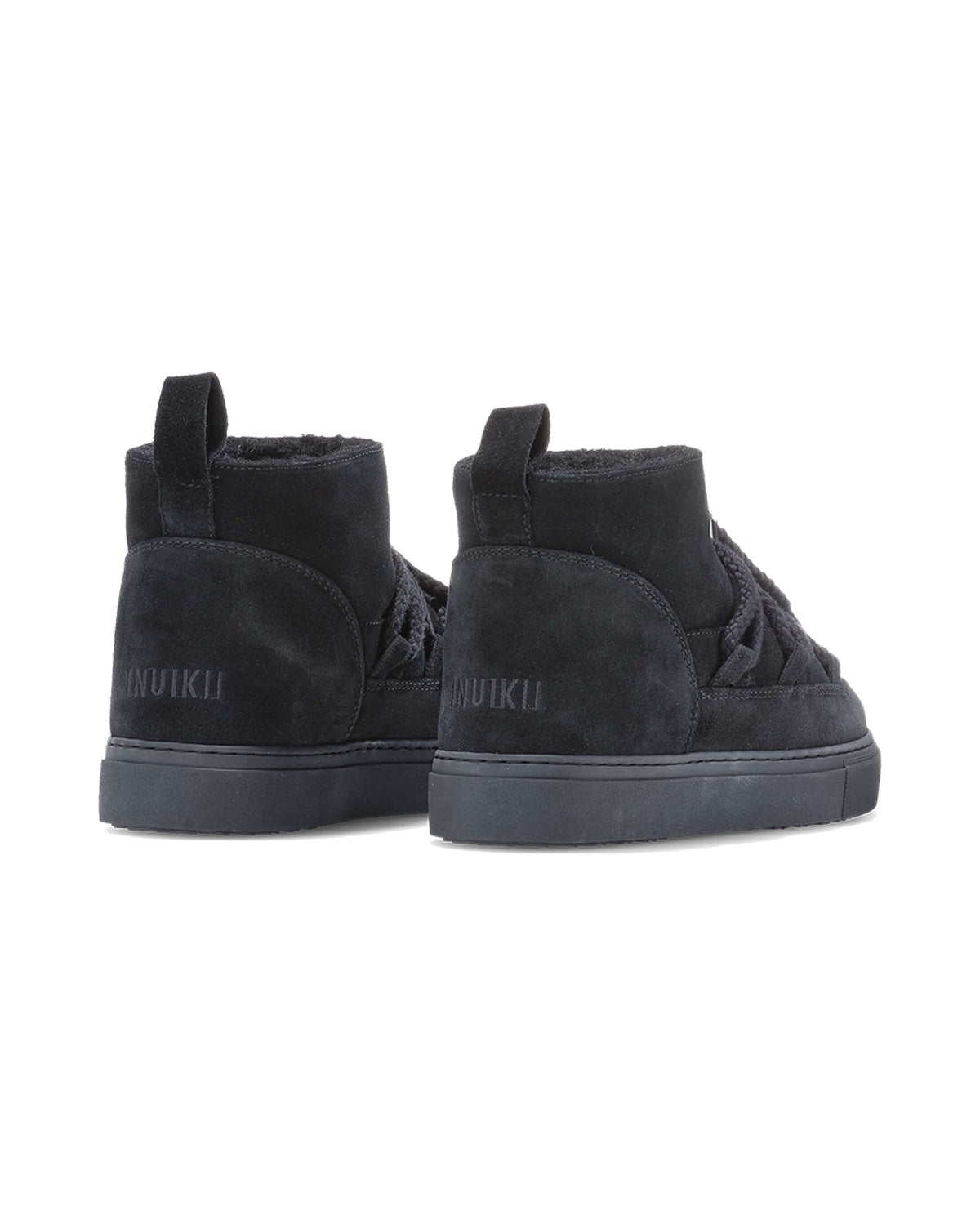 Sneakers basse Inuikii Classic Low in pelle con interno in lana, colore Nero, immagine 5 di 8
