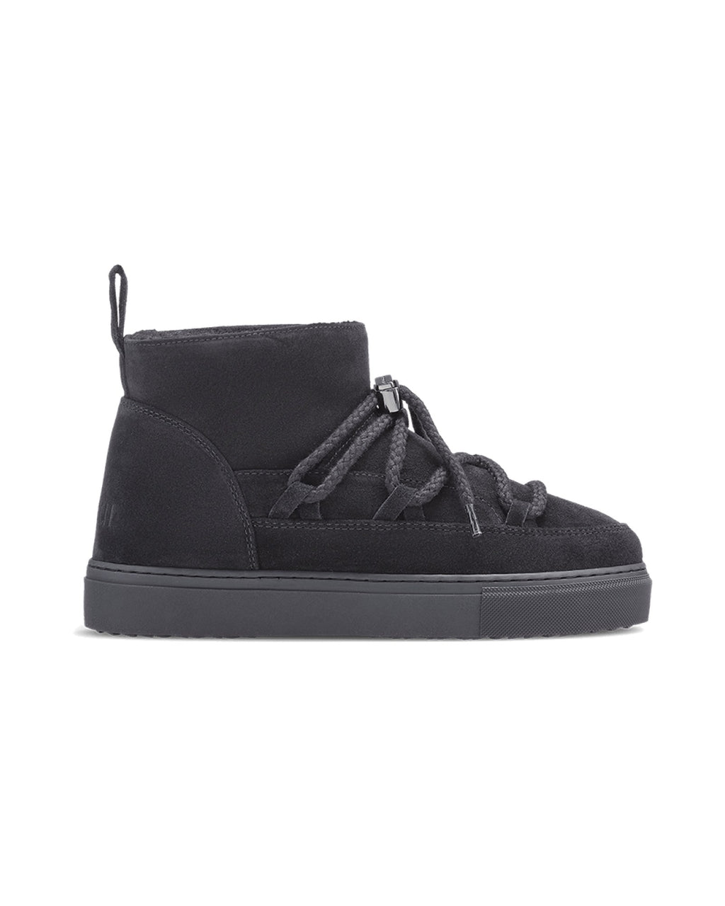 Sneakers basse Inuikii Classic Low in pelle con interno in lana, colore Nero, immagine 7 di 8