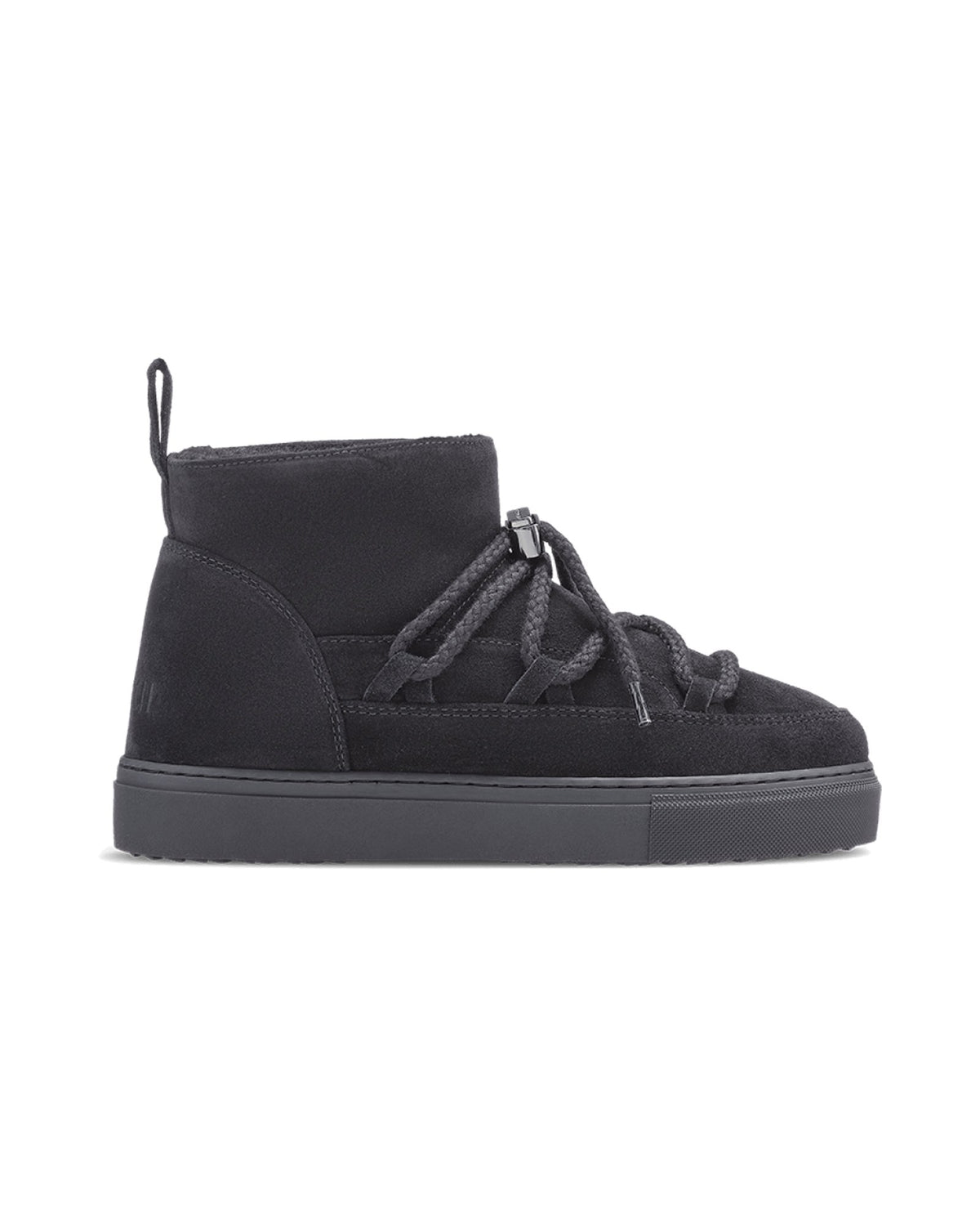 Sneakers basse Inuikii Classic Low in pelle con interno in lana, colore Nero, immagine 7 di 8