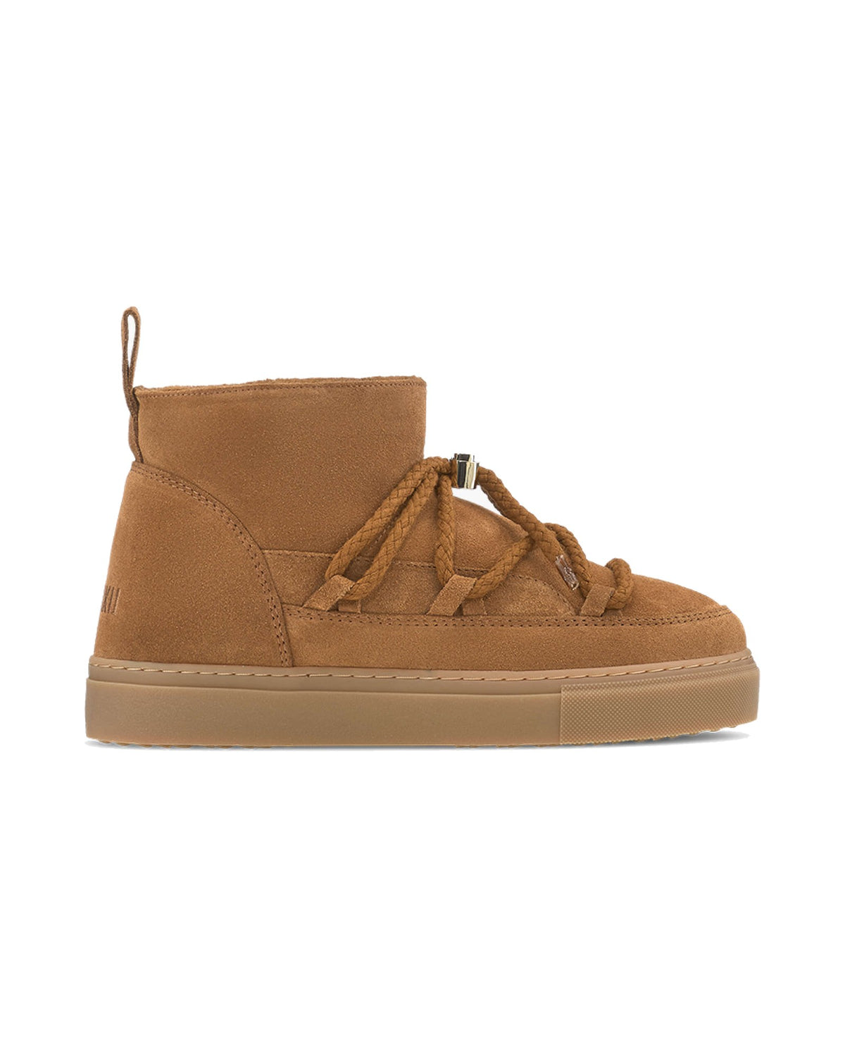 Sneakers basse Inuikii Classic Low in pelle con interno in lana, colore Marrone, vista principale