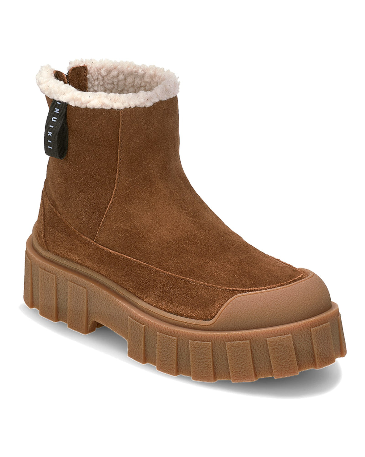 Stivaletto Inuikii Cortina Wool in pelle con interno in lana, colore Marrone, immagine 2 di 4