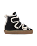 Stivaletto Inuikii Shearling Velcro High con chiusura a strappo, colore Nero, vista principale