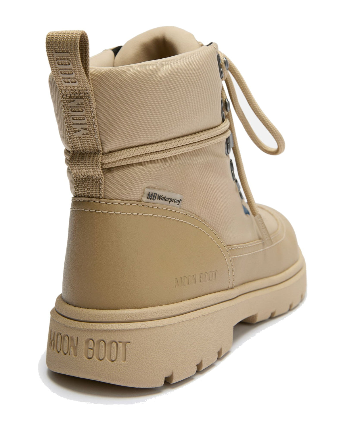 Anfibio in tessuto tecnico Moon Boot Combat Boot Nylon, colore Safari (beige), immagine 4 di 4