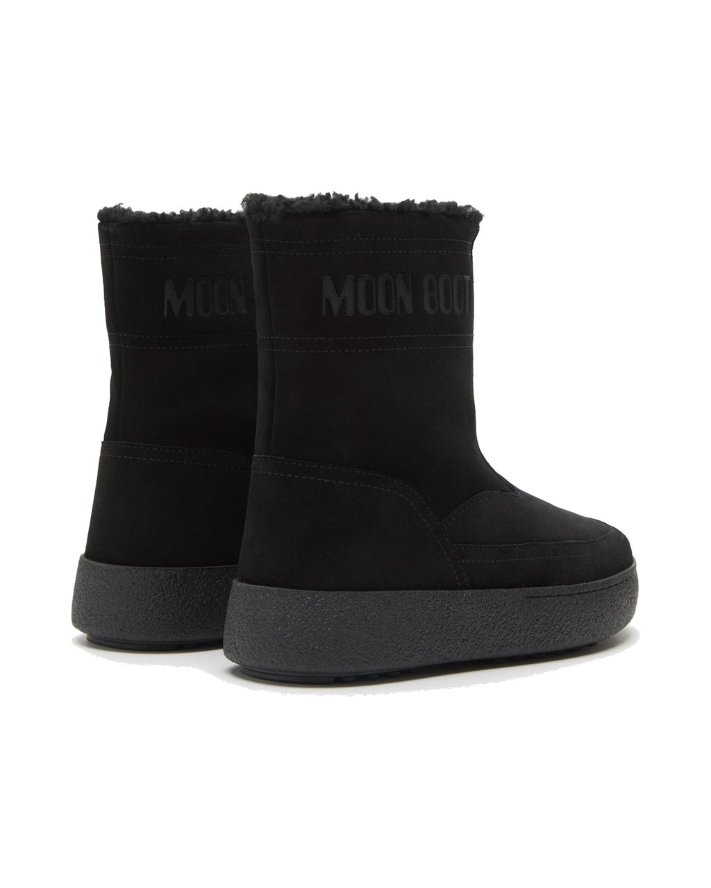 Stivale in scamosciato con zip Moon Boot Ltrack Lara, colore Nero, immagine 2 di 4
