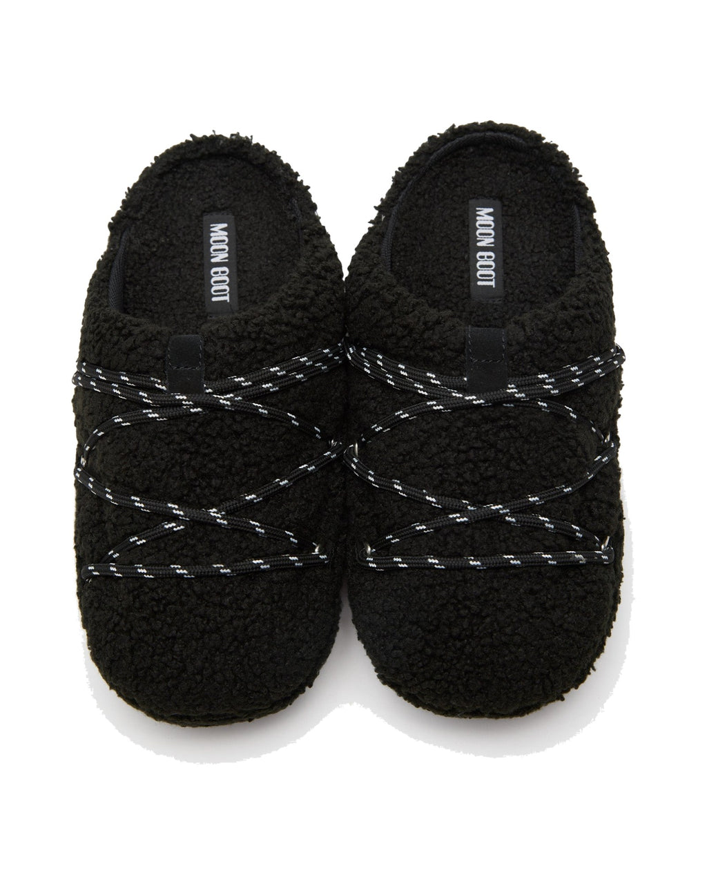 Pantofola in tessuto teddy Moon Boot Teddy Slipper, colore Nero, immagine 4 di 4