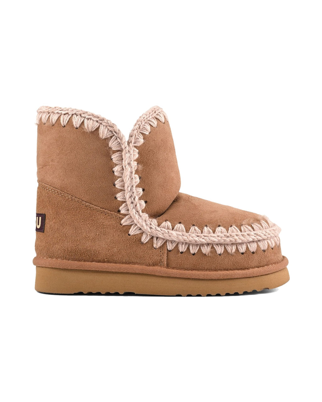 Stivale Mou Eskimo 18 in montone double face, colore Pink Brown, vista principale