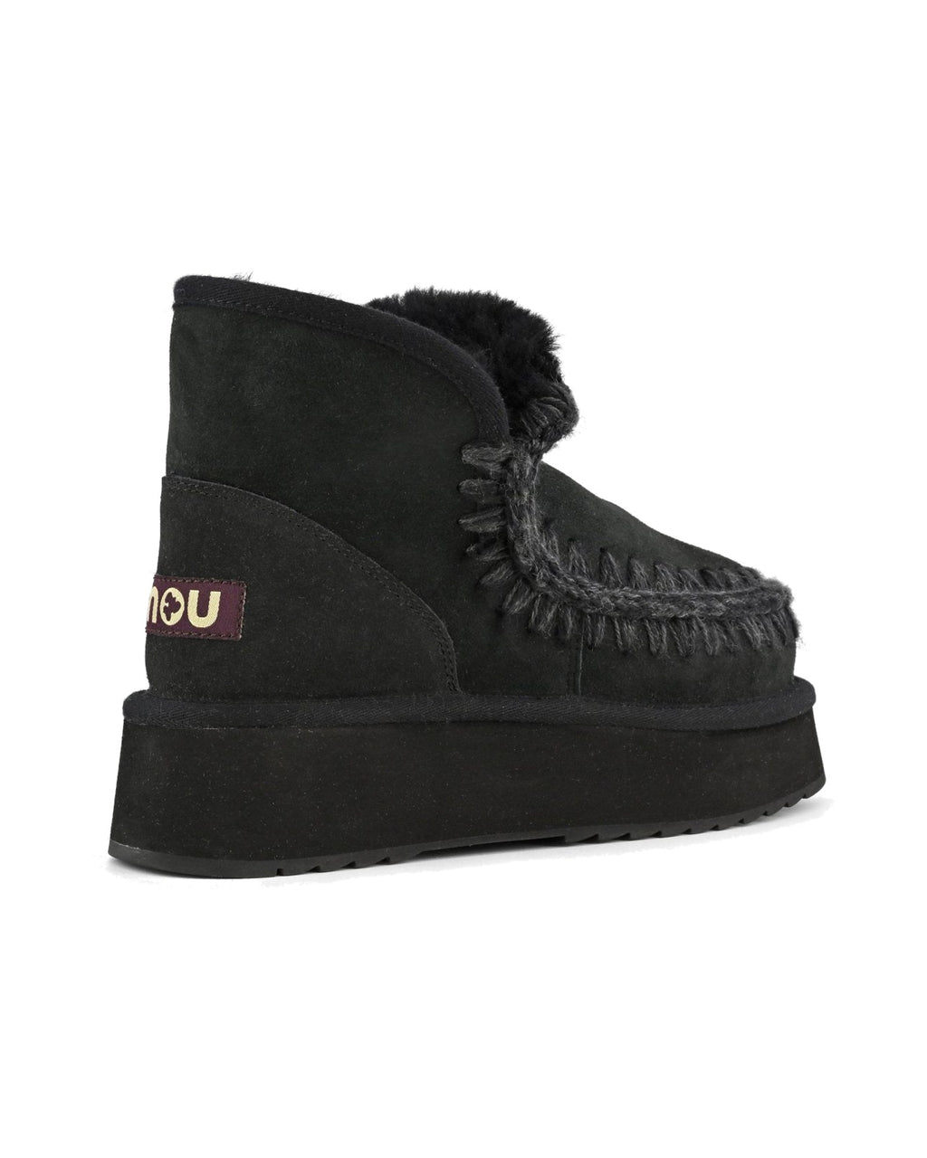 Stivaletto con plateau Mou Mini Eskimo Platform Boot, colore Nero, immagine 3 di 5