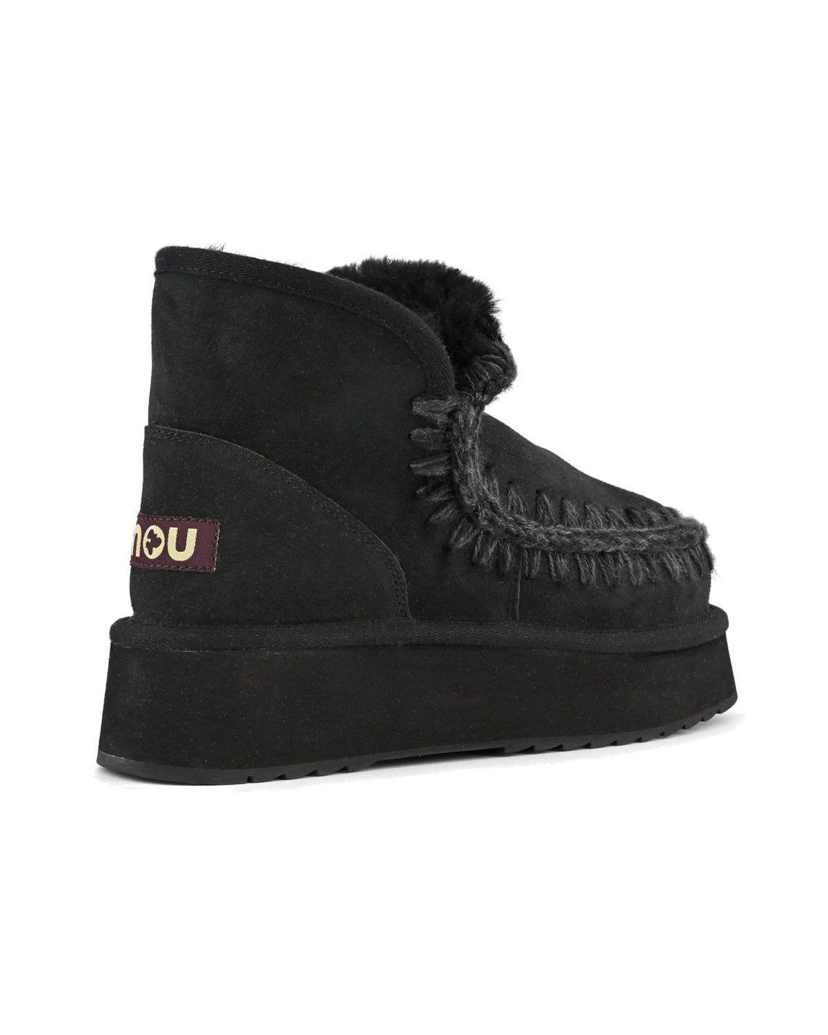 Stivaletto con plateau Mou Mini Eskimo Platform Boot, colore Nero, immagine 3 di 5