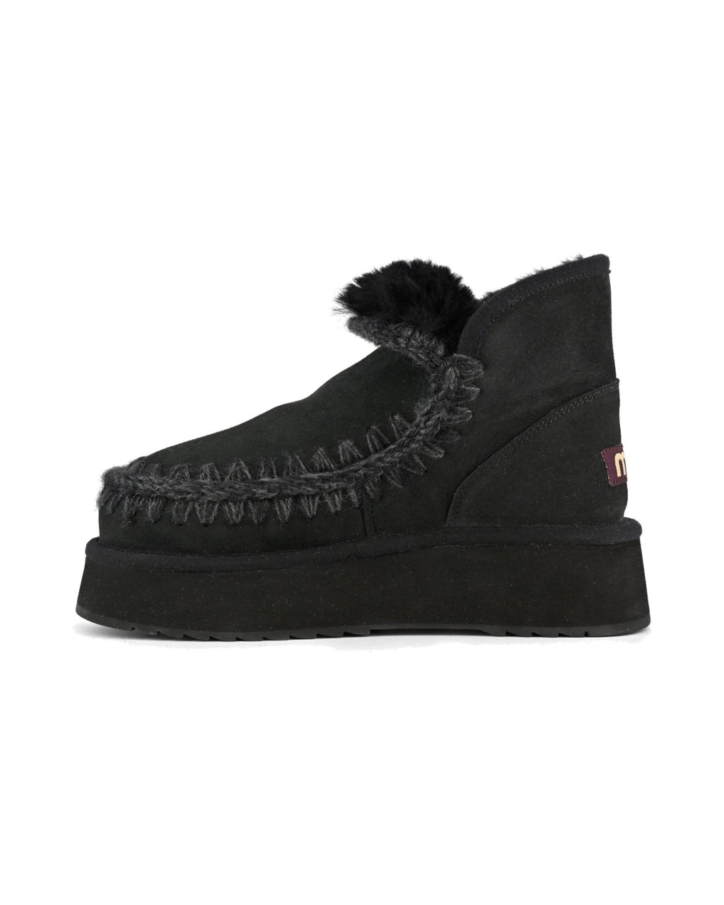 Stivaletto con plateau Mou Mini Eskimo Platform Boot, colore Nero, immagine 5 di 5