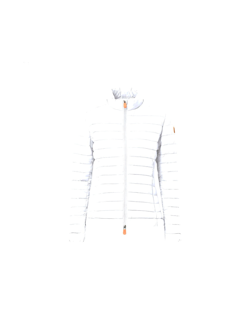 Giacca imbottita corta Save The Duck Carly in nylon trapuntato, colore Grigio (Frozen Grey), immagine 3 di 6