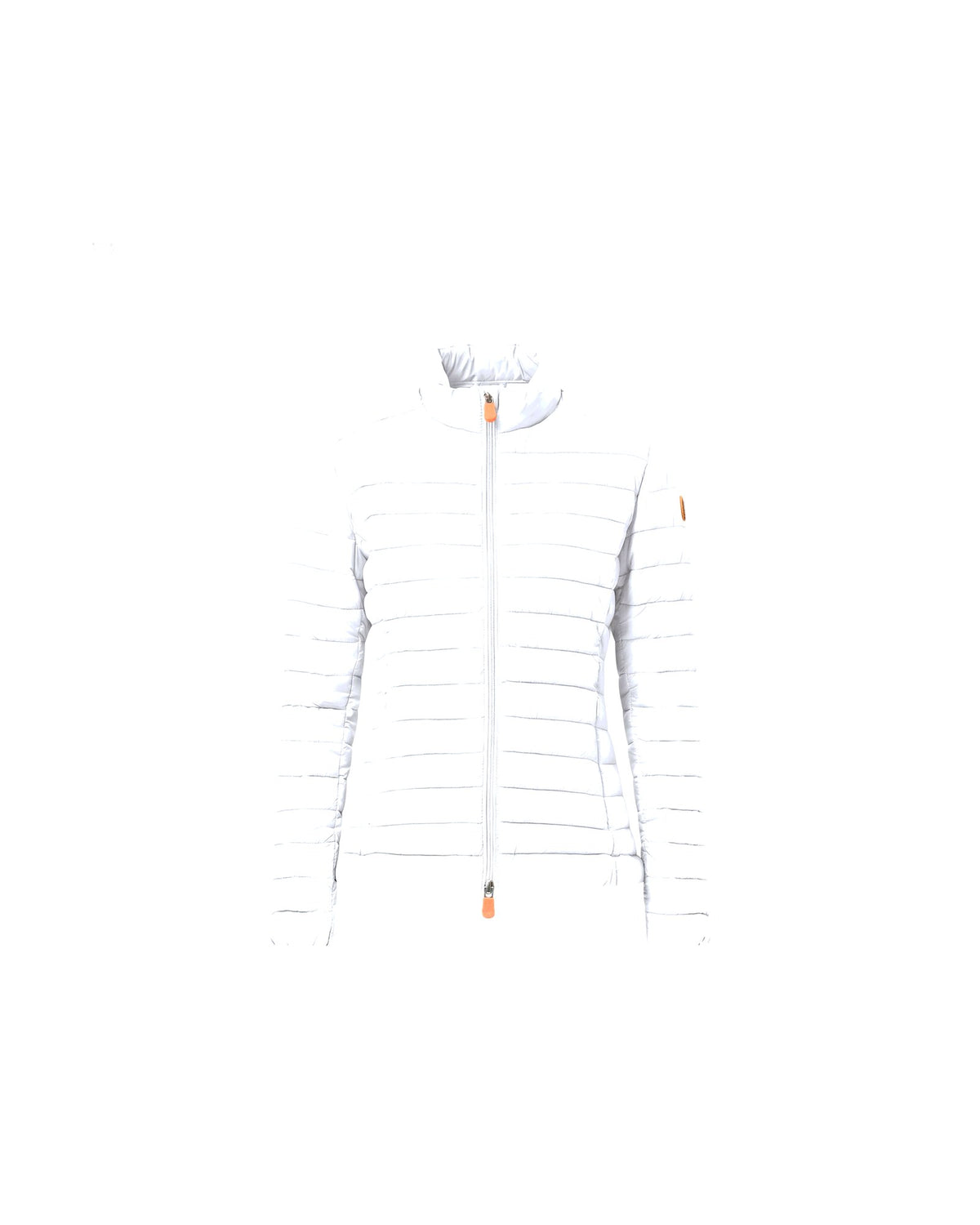 Giacca imbottita corta Save The Duck Carly in nylon trapuntato, colore Grigio (Frozen Grey), immagine 3 di 6