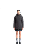 Save The Duck Rachel, parka con cappuccio, colore marrone nero (Brown Black), vista principale