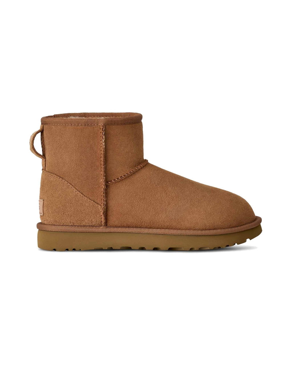 Stivaletto UGG Classic Mini II in pelle scamosciata, colore Chestnut, vista principale
