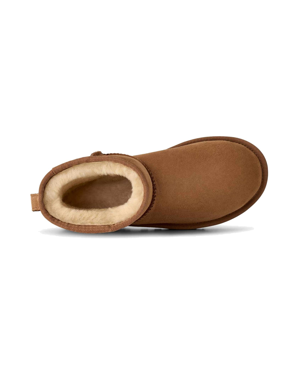 Stivaletto UGG Classic Mini II in pelle scamosciata, colore Chestnut, immagine 6 di 8
