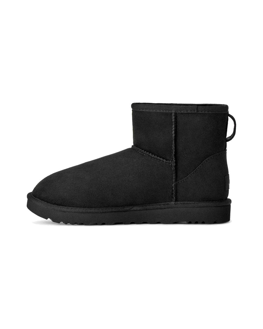 Stivaletto UGG Classic Mini II in pelle scamosciata, colore Nero, immagine 3 di 7