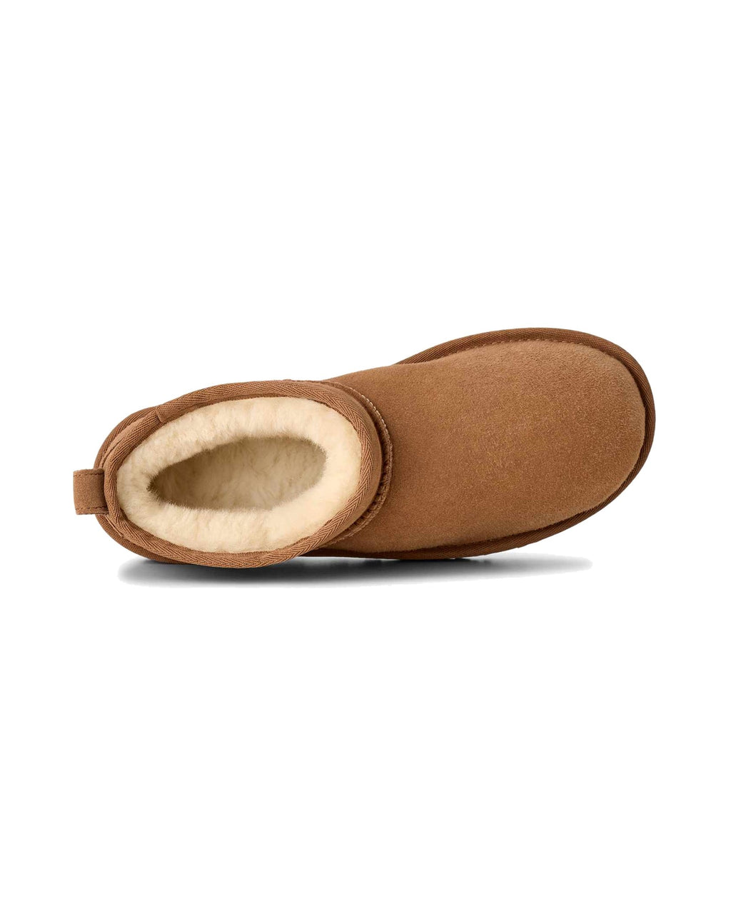 Stivaletto basso UGG Classic Ultra Mini in pelle scamosciata, colore Chestnut, immagine 6 di 8