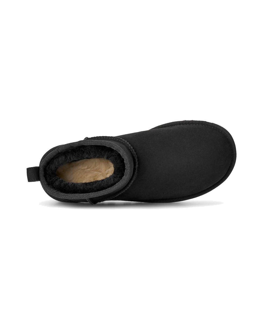 Stivaletto basso UGG Classic Ultra Mini in pelle scamosciata, colore Nero, immagine 6 di 7